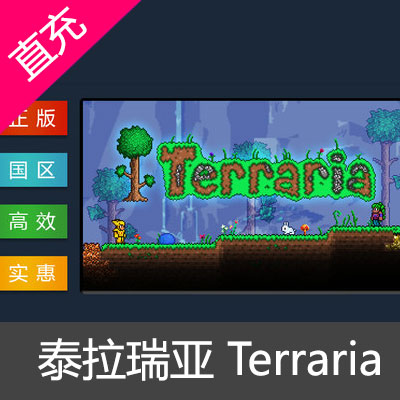 PC中文正版 steam平台 泰拉瑞亚 Terraria国区游戏本体